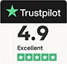 Trustpilot 4.9 out of 5 stars
